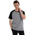 thumbnail image 6 of Men's Cool Dry Short Sleeve Compression Shirts Sports T-Shirts Tops Athletic Workout Shirt For Daily Life Work Business, 6 of 8