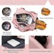 thumbnail image 3 of Duffel Bag Bolsas de gimnasia grandes para mujeres con compartimento para zapatos de 35 l Bolsas de viaje para hombres (rosa). Afortunado Sencillez, 3 of 5