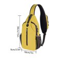 thumbnail image 3 of Bolso Bandolera Mochila Multifuncional Para El Pecho, Antirrobo, Bandolera, Para Viajes, Senderismo Sywqhk Para Estrenar, 3 of 3