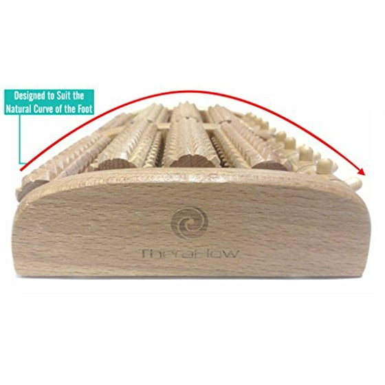 Theraflow Dual Foot Massager Roller Large Relieve Plantar Theraflow Dual Foot Massager Roller Large Relieve Plantar Fasciitis Heel Arch Pain Stress Chart Instructions Included Acupressure