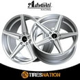 thumbnail image 2 of 19x9.5 Advanti Racing 87MS Cammino Silver W/Machined Face Wheel 5x4.5 (45mm), 2 of 5