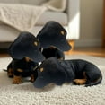 thumbnail image 3 of SLYNSHome Dog Plush Stuffed Animals Toy,Black Plush Dachshund Dog Stuffed Animal Soft Plush Toy Cute Birthday Gifts, 3 of 3