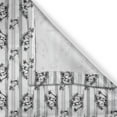 thumbnail image 3 of Ambesonne Island Kitchen Curtains, Greyscale Coastal Palms Art, 55"x45", Pale Grey and Black, 3 of 3