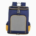 thumbnail image 3 of Sac de Transport pour Animaux Pliable avec Sangle Rembourrée Sac de Transport Léger pour Maison Randonnée Extérieure Jaune, 3 of 8