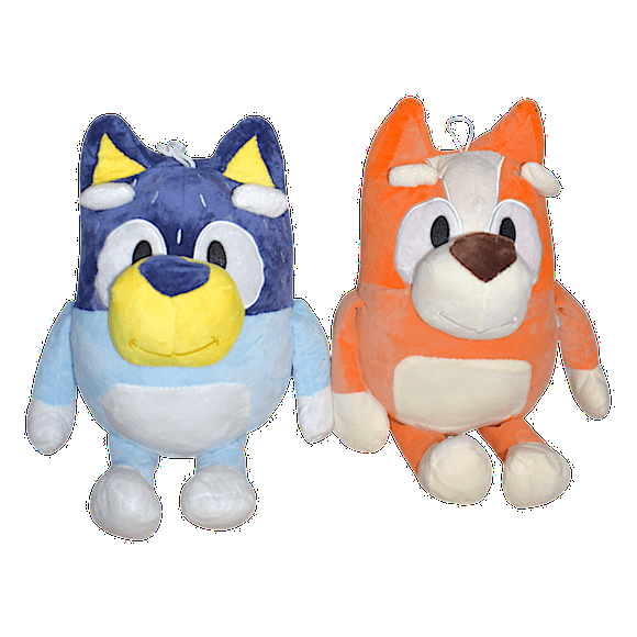 MUÑECOS DE PELUCHE BLUEY Y BINGO