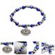 thumbnail image 2 of 1 pulsera de aleación con diseño de ojo malvado para mujer, pulseras de moda, regalos para niñas., 2 of 7