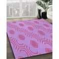 thumbnail image 3 of Ahgly Company Machine Washable Indoor Rectangle Transitional Violet Purple Area Rugs, 3' x 5', 3 of 7