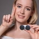 thumbnail image 4 of Estuche para lentes de contacto Erewa, paquete de 12 unidades, kit de almacenamiento, color negro, 4 of 7