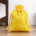 thumbnail image 3 of Minnieouse Bolsita bordada con cordón, bolsa de almacenamiento para embalaje de joyería, hogar, dormitorio, sala de estar, ventana colgante, colgante Ropa, zapatos y accesorios Miscelánea Amarillo Minnieouse AP017962-02, 3 of 6