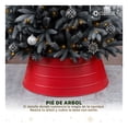 thumbnail image 2 of Pie de Árbol de Navidad Esquimal, Collar Metálico de 68.6 x 25.4cm, Anillo de Acero Esquimal (Rojo), 2 of 6