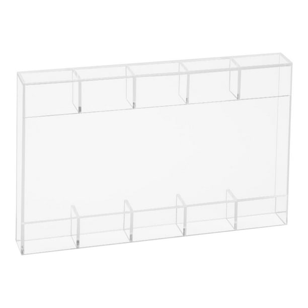 Organizador de tubos de acrílico, gabinete multiusos, contenedor reutilizable, almacenamiento para mostrador, oficina, tienda, pajitas para beber,