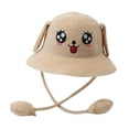 thumbnail image 2 of Capa de sombrero de paja de gorra de pescadores divertidos para viajes regalos de primavera de verano viajes de verano Caqui, 2 of 10