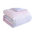 thumbnail image 4 of Betsey Johnson - Twin Comforter Set, Bonus Bedding Set with Matching Sham, Pillowcase & Reversible Plush Throw, Dorm Essentials (Ombre Purple), 4 of 7