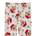 thumbnail image 2 of Rudolph Girls Snug Fit Long Sleeve Top and Sleep Pants, 2-Piece Pajama Set, Sizes 4-10, 2 of 3