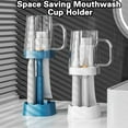 thumbnail image 5 of Warkul Mouthwash Cup with Storage-Base - Adjustable Height Handle Design - Smooth Mouth - Moisture-proof Mouthwash Cup Set - Bathroom Supply, 5 of 8
