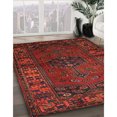 thumbnail image 3 of Ahgly Company Machine Washable Indoor Rectangle Traditional Dark Sienna Brown Area Rugs, 2' x 3', 3 of 7