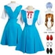 thumbnail image 2 of Disfraz de Cosplay Rei Ayanami Asuka Langley Soryu para niña y mujer, uniforme escolar, vestidos, peluca, pinzas para el pelo, ropa de Halloween Loli, 2 of 4