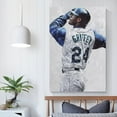 thumbnail image 5 of Ken Griffey Jr Poster Room Aesthetic Poster Print Art Wall Painting Canvas Posters Gifts Modern Bedroom Decor 20x30inch(50x75cm), 5 of 6