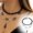 Black, variant on Necklace For Women Initial Heart Necklace Ladies Jewelry Necklace Ladies Jewelry Gifts Chain Necklaces for Men Women Classic Cool Chain Necklace Jewelry Gift