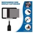 thumbnail image 4 of 10 PCS Clip on Sign Holder Rotatable Label Clips Retail Merchandise Rack Sign Display Clip Sign Holding Clamp, 4 of 7