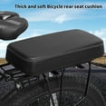 thumbnail image 3 of Bike PU Leather Soft Cushions Rear Rack Seat Water Resistant Children Seats Pad, 3 of 12