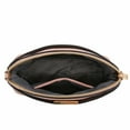 thumbnail image 6 of FashionPuzzle Faux Leather Solid Small Dome Crossbody bag with Chain Strap (Dusty Pink), 6 of 8