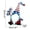 B-6B-home supplies, variant on LEFTHIGH Home Independence Day Miniature Gnome Garden Stake Decor Red White Blue Color Scheme Iron Plug-In for Yard Patio or Courtyard Home Needs