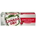 thumbnail image 3 of Canada Dry Caffeine Free Zero Sugar Cranberry Ginger Ale Soda Pop, 12 fl oz, 12 Pack Cans, 3 of 8