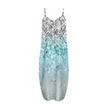 thumbnail image 4 of Maxi vestidos de mujer verano casual cuello en V sin mangas vacaciones playa bolsillos vestido largo Fridja hjkh6258, 4 of 5