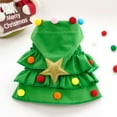 thumbnail image 5 of Primegos Christmas Pet Outfit with Star  Puppy Cape Clothes Xmas Tree Costume Holiday Party Attire for Cats, 5 of 8