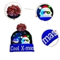 thumbnail image 3 of Light Up Christmas Hat Christmas Beanie Hat With, 3 of 5