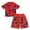 Red, variant on Toddler Boy Summer Short Clothes Sets Summer Short-Sleeve Short Sleeve Sets Summer Outfits Cute Clothes Boys Comfortable Playwear Daily Wear