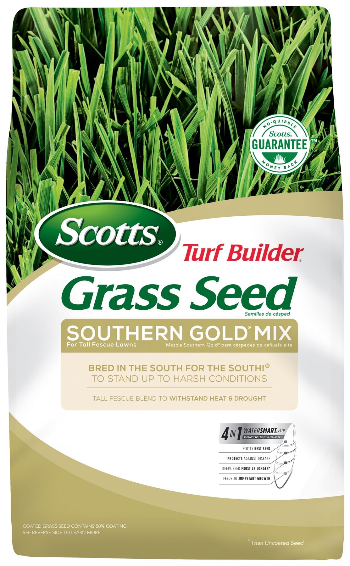 Scotts Turf Builder Southern Gold Grass Seed Mix For Tall Fescue Lawns, 40 lb