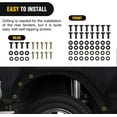 thumbnail image 5 of Nilight Off-Road Fender Flares Kit for Jeep Wrangler, Black, 32.3 lbs, 4 Pieces, 5 of 7