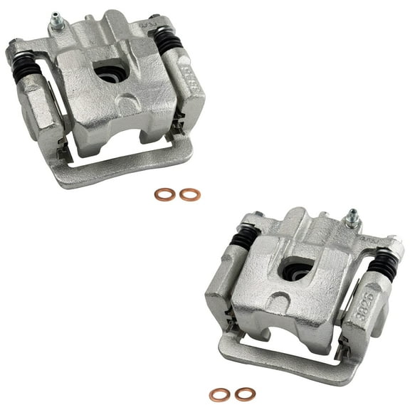 TRQ Rear Brake Caliper Set Compatible with 2001-2006 Acura MDX 2003-2008 Honda Pilot