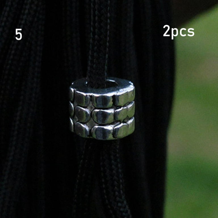Body Mind Sculptor 2/5pcs High Quality DIY Pendant Buckle Hole Diameter 3~4mm Outdoor Tactical Jewelry Paracord Beads Paracord Bracelet Accessories
