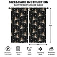 thumbnail image 2 of Blackout Kids Curtains,Australian Shepherd Dog and Footprints Childrens Insulated Curtains Set Of 2,Bedroom Essentials,Toddler Room Decor 42"x84"(106x213cm), 2 of 4