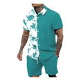 thumbnail image 1 of Conjunto De Camisa De Manga Corta Estampada Para Hombre, 1 of 8