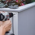 thumbnail image 3 of Barrette Outdoor Living No. 8 X 1-1/2 in. L Square Black Screen Panel Fastener Kit 12 pk, 3 of 5
