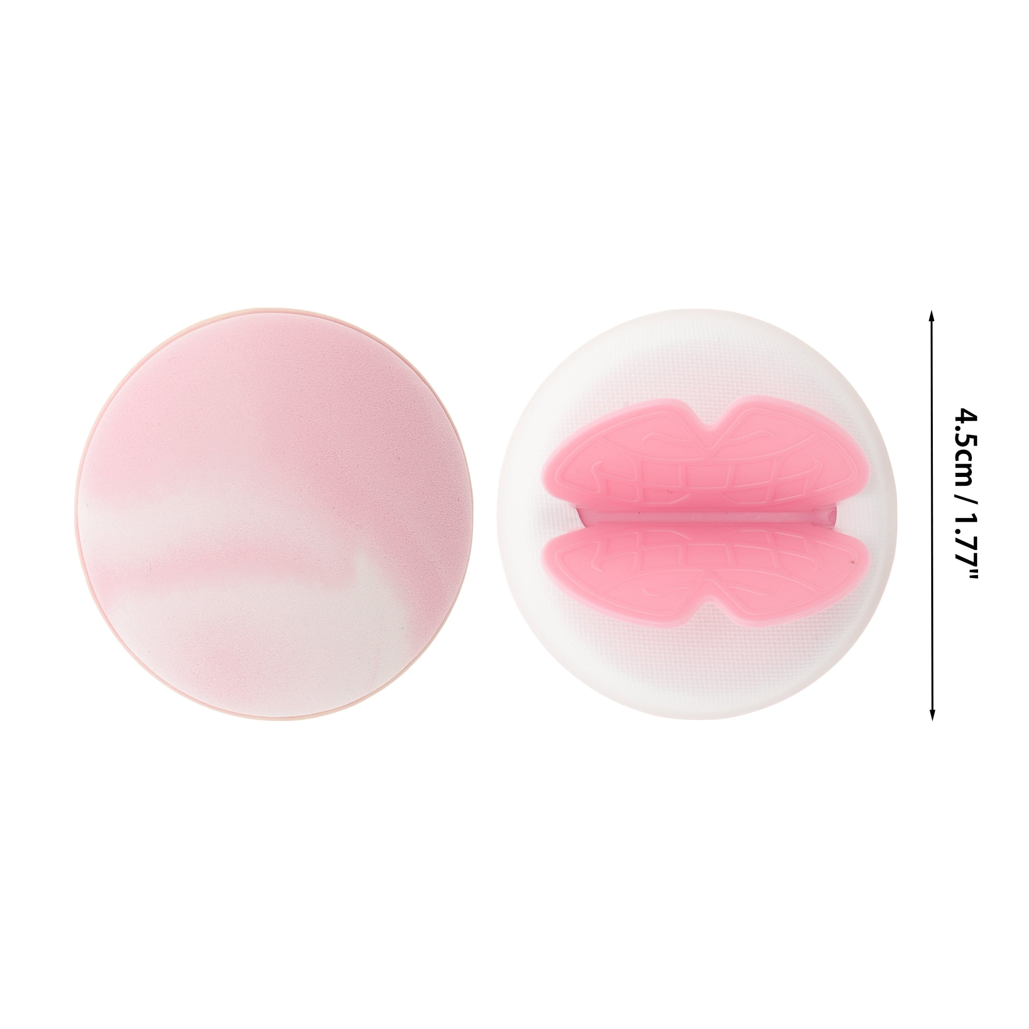 Unique Bargains 1 Pc Butterfly Face Makeup Sponge for Bedrooms Pink