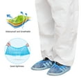 thumbnail image 6 of 100pcs Disposable Plastic Shoe Covers Carpet Cleaning Overshoes (Blue), 6 of 8