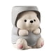 thumbnail image 4 of Estatuilla creativa de resina para decoración del hogar Perfecl Figura de oso gris, 4 of 8