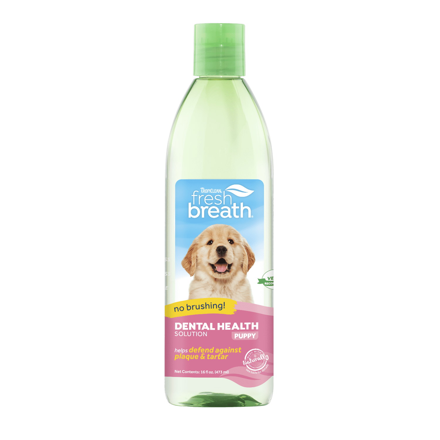 Fresh Breath by TropiClean All Breeds Puppy Oral Care Water Additive for Puppies , 16 Oz