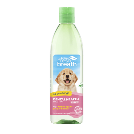 UPC: 0645095002012 | TropiClean Fresh Breath Oral Care Water Additive for Puppies  16oz