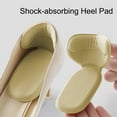 thumbnail image 2 of 1 Pair Heel Adjustment Pad Shock-Absorbing Insole for Shoe Size Adjustment for Various Shoe Types, 2 of 7