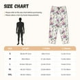 thumbnail image 3 of Pofeuu Orchids Flowers Print Women's Fashion Pajama Pants with Pockets Comfy Drawstring Sleep Lounge Bottoms-XX-Large, 3 of 6