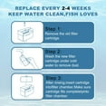 thumbnail image 3 of Driamor Aquatic Zeolite Filter Cartridge Refills for Top Fin PF10 Power Filters, 8 Pack, 3 of 7