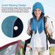 thumbnail image 4 of Reusable Towel Quick Drying Cooling Hoodie Towels Sweat Absorption Sun Protection for Sports Outdoor Activities Summer Heat, 4 of 4