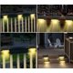 thumbnail image 5 of Paquete de 6 luces solares para cubierta, luces LED solares para exteriores, luces LED solares impermeables para cubierta, escalón, barandilla, pared, patio, jardín, escalera, patio y camino de entrada JM JM, 5 of 5