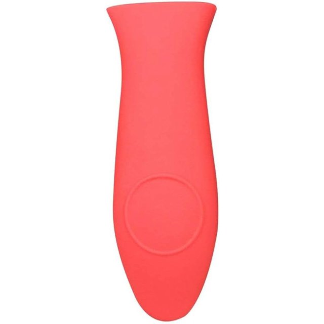 Soporte de mango caliente de silicona para protección del calor, olla, sartenes de hierro fundido y sartenes de Metal, cubierta de silicona